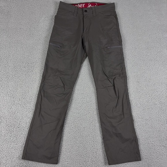 Wrangler Pants Men 30x30 All Terrain Gear Cargo Hiking Outdoor Nylon Utility ATG